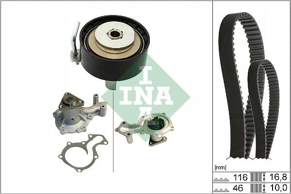 Ūdenssūknis + Zobsiksnas komplekts Schaeffler INA 530 0841 30 1