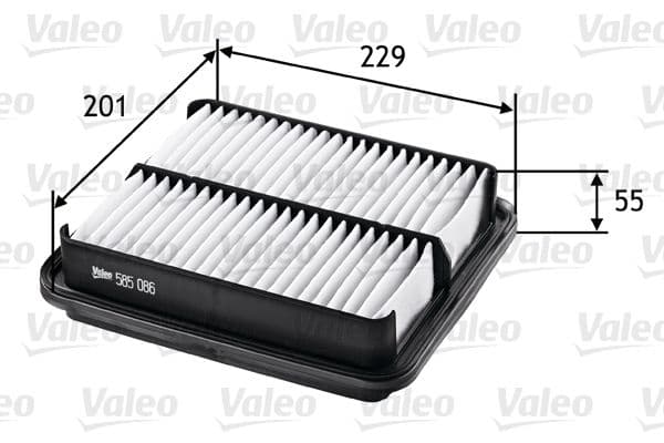 Gaisa filtrs VALEO 585086 1