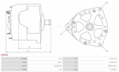 Ģenerators AS-PL A4042 5