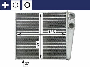 Siltummainis, Salona apsilde MAHLE AH 208 000S 1