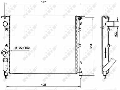 Radiators, Motora dzesēšanas sistēma NRF 58786 4