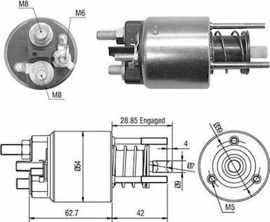 Ievilcējrelejs, Starteris MAGNETI MARELLI 940113050453 1