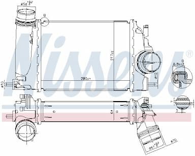 Starpdzesētājs NISSENS 961266 5
