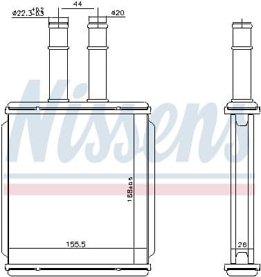 Siltummainis, Salona apsilde NISSENS 73999 6