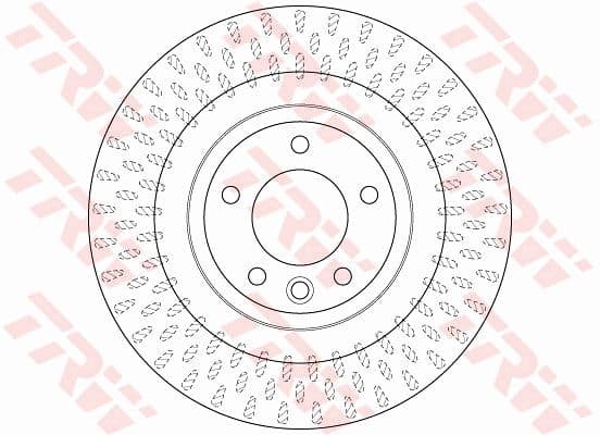 Bremžu diski TRW DF6528S 1