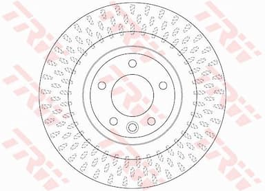 Bremžu diski TRW DF6528S 1