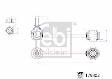 Stiepnis/Atsaite, Stabilizators FEBI BILSTEIN 179802 2