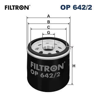 Eļļas filtrs FILTRON OP 642/2 1