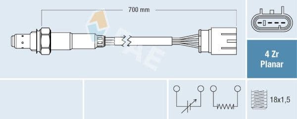 Lambda zonde FAE 77690 1