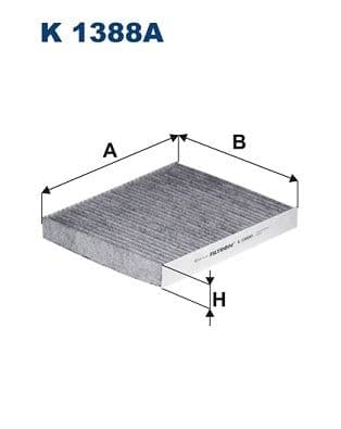 Filtrs, Salona telpas gaiss FILTRON K 1388A 1