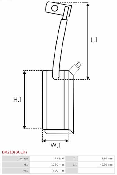 Ogļu sukas, Ģenerators AS-PL BX213(BULK) 2