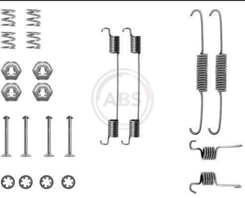 Piederumu komplekts, Bremžu loki A.B.S. 0674Q 1