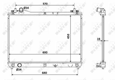 Radiators, Motora dzesēšanas sistēma NRF 53915 1