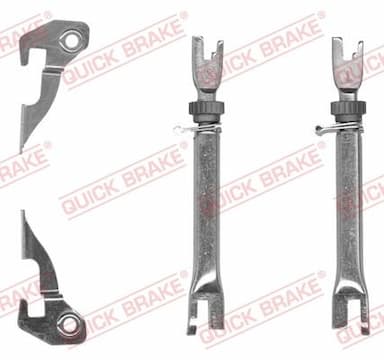 Regulatora komplekts, Trumuļu bremzes QUICK BRAKE 107 53 002 1