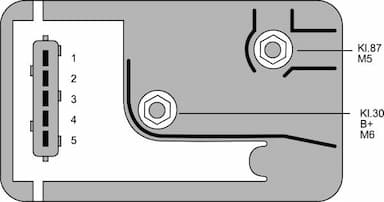 Vadības bloks, Kvēlsveces darbības laiks HELLA 4RV 008 188-301 3