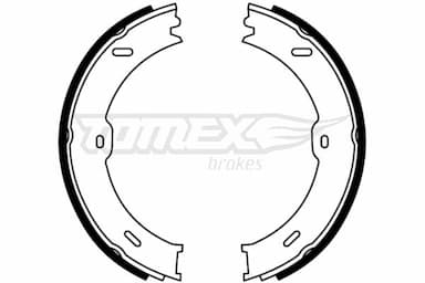 Bremžu loku komplekts TOMEX Brakes TX 22-13 1