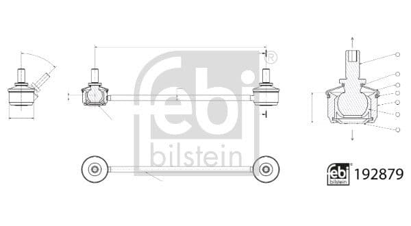 Stiepnis/Atsaite, Stabilizators FEBI BILSTEIN 192879 1