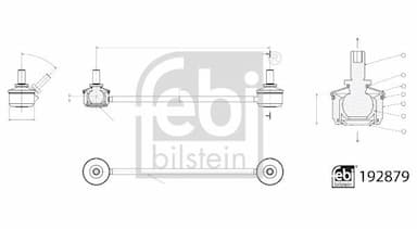 Stiepnis/Atsaite, Stabilizators FEBI BILSTEIN 192879 1