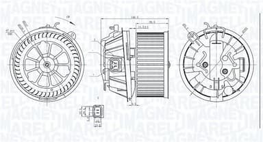 Salona ventilators MAGNETI MARELLI 069412240010 2