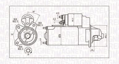 Starteris MAGNETI MARELLI 063721396010 1