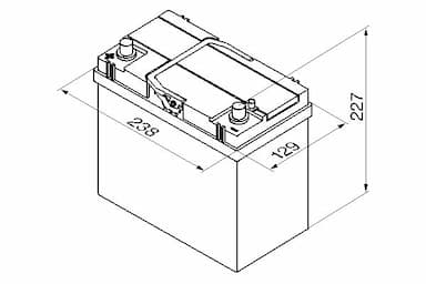 Startera akumulatoru baterija BOSCH 0 092 S40 230 6