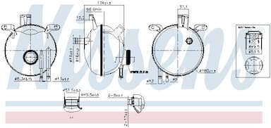Kompensācijas tvertne, Dzesēšanas šķidrums NISSENS 996158 5