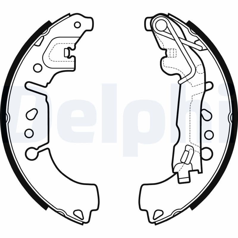 Bremžu loku komplekts DELPHI LS2135 1