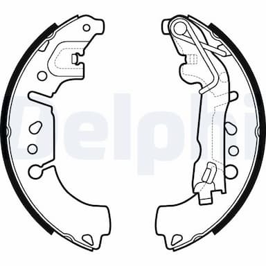 Bremžu loku komplekts DELPHI LS2135 1