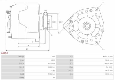 Ģenerators AS-PL A6053 6