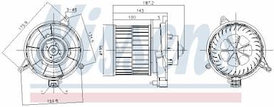 Salona ventilators NISSENS 87312 6