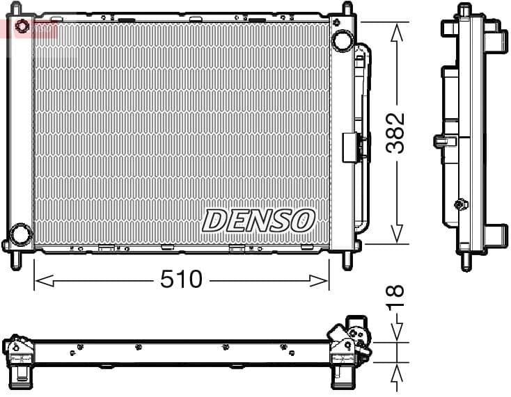 Dzesēšanas modulis DENSO DRM23111 1