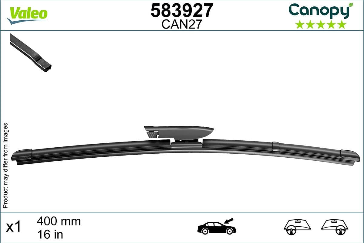 Stikla tīrītāja slotiņa VALEO 583927 1