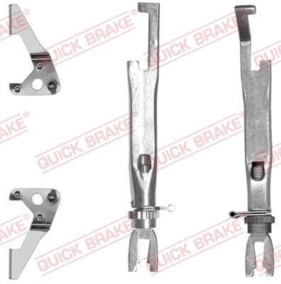 Regulatora komplekts, Trumuļu bremzes QUICK BRAKE 102 53 011 1