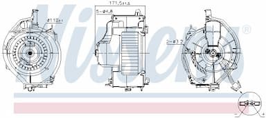 Salona ventilators NISSENS 87478 1