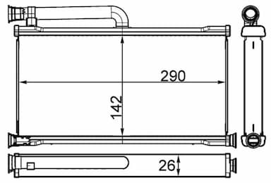 Siltummainis, Salona apsilde MAHLE AH 261 000S 1