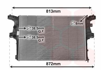 Radiators, Motora dzesēšanas sistēma VAN WEZEL 28002126 1