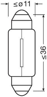 Kvēlspuldze ams-OSRAM 6423-02B 3