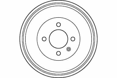 Bremžu trumulis TRW DB4278 2