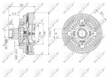 Sajūgs, Radiatora ventilators NRF 49596 5