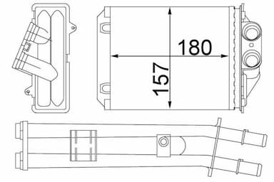 Siltummainis, Salona apsilde MAHLE AH 213 000S 1