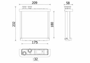 Siltummainis, Salona apsilde MAHLE AH 298 000P 1