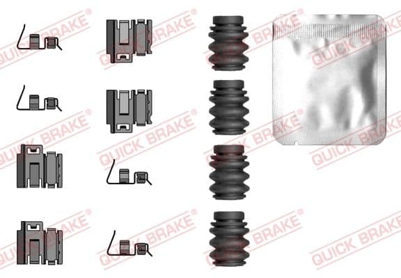 Piederumu komplekts, Disku bremžu uzlikas QUICK BRAKE 109-0119 1