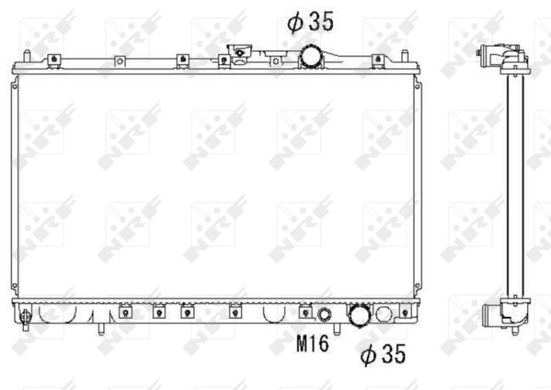 Radiators, Motora dzesēšanas sistēma NRF 58182 1