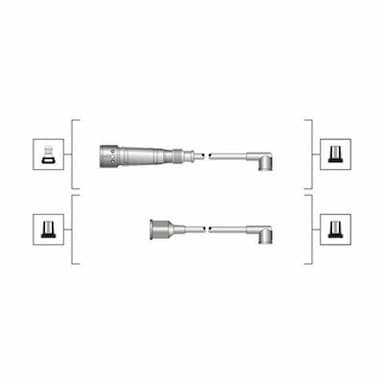 Augstsprieguma vadu komplekts MAGNETI MARELLI 941319170017 1