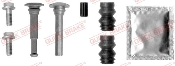 Virzītājčaulu komplekts, Bremžu suports QUICK BRAKE 113-1384X 1