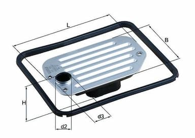 Hidrofiltrs, Automātiskā pārnesumkārba KNECHT HX 85D 1