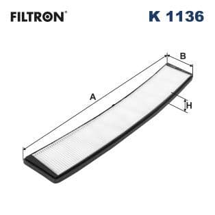 Filtrs, Salona telpas gaiss FILTRON K 1136 1