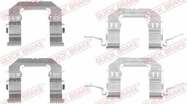 Piederumu komplekts, Disku bremžu uzlikas QUICK BRAKE 109-1722 1