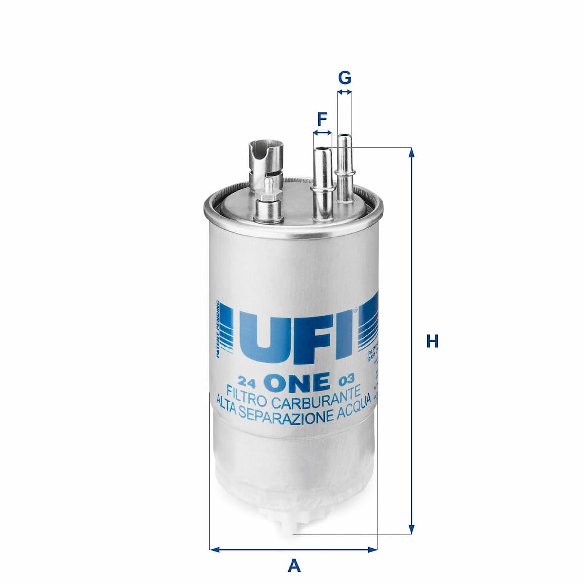 Degvielas filtrs UFI 24.ONE.03 1