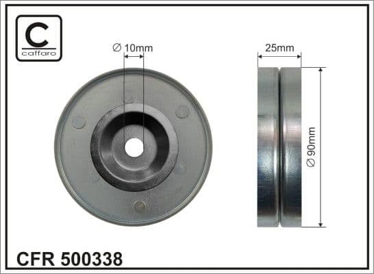 Spriegotājrullītis, Ķīļrievu siksna CAFFARO 500338 1